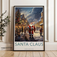Santa Claus Poster - Indiana Wall Art
