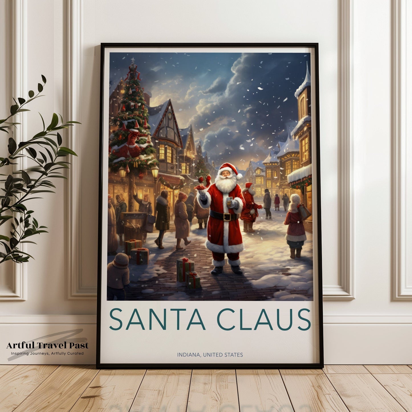 Santa Claus Poster - Indiana Wall Art