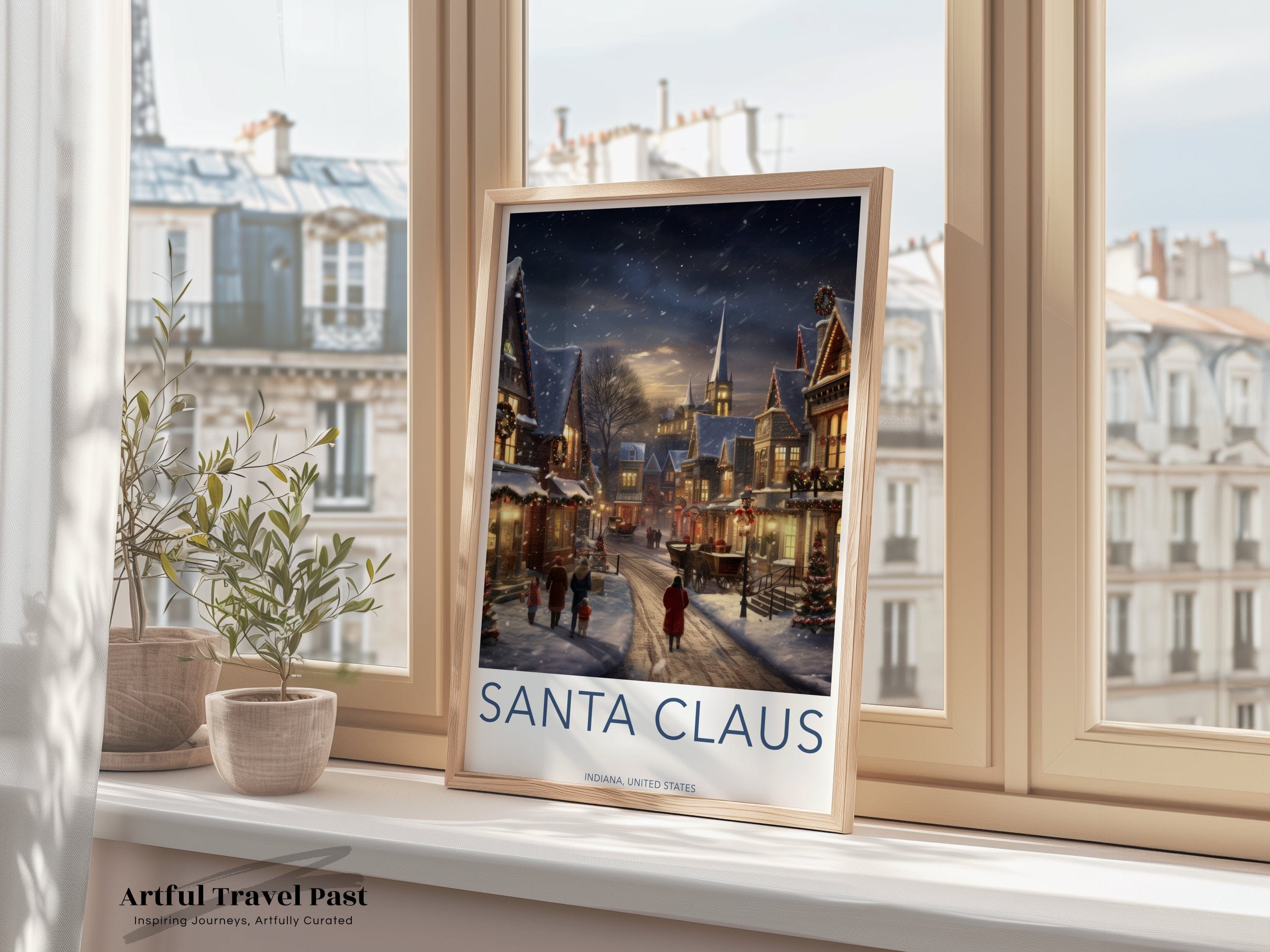 Santa Claus Poster - Indiana Wall Art