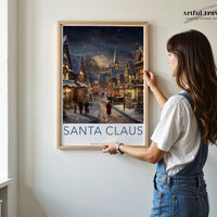 Santa Claus Poster - Indiana Wall Art