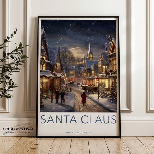 Santa Claus Poster - Indiana Wall Art