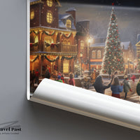 Santa Claus Poster | Indiana Wall Art | America Decor