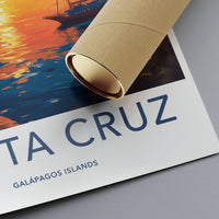 Santa Cruz Poster - Ecuador Wall Art