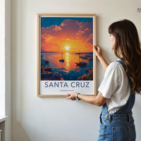 Santa Cruz Poster - Ecuador Wall Art