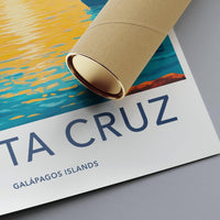 Santa Cruz Poster - Ecuador Wall Art