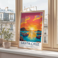 Santa Cruz Poster - Ecuador Wall Art
