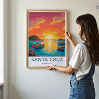 Santa Cruz Poster - Ecuador Wall Art