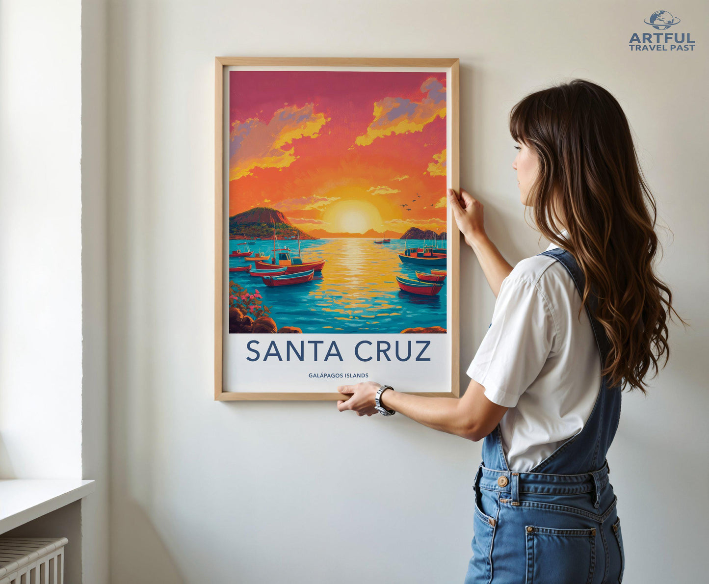 Santa Cruz Poster - Ecuador Wall Art