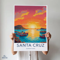 Santa Cruz Poster - Ecuador Wall Art