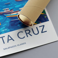 Santa Cruz Poster - Ecuador Wall Art