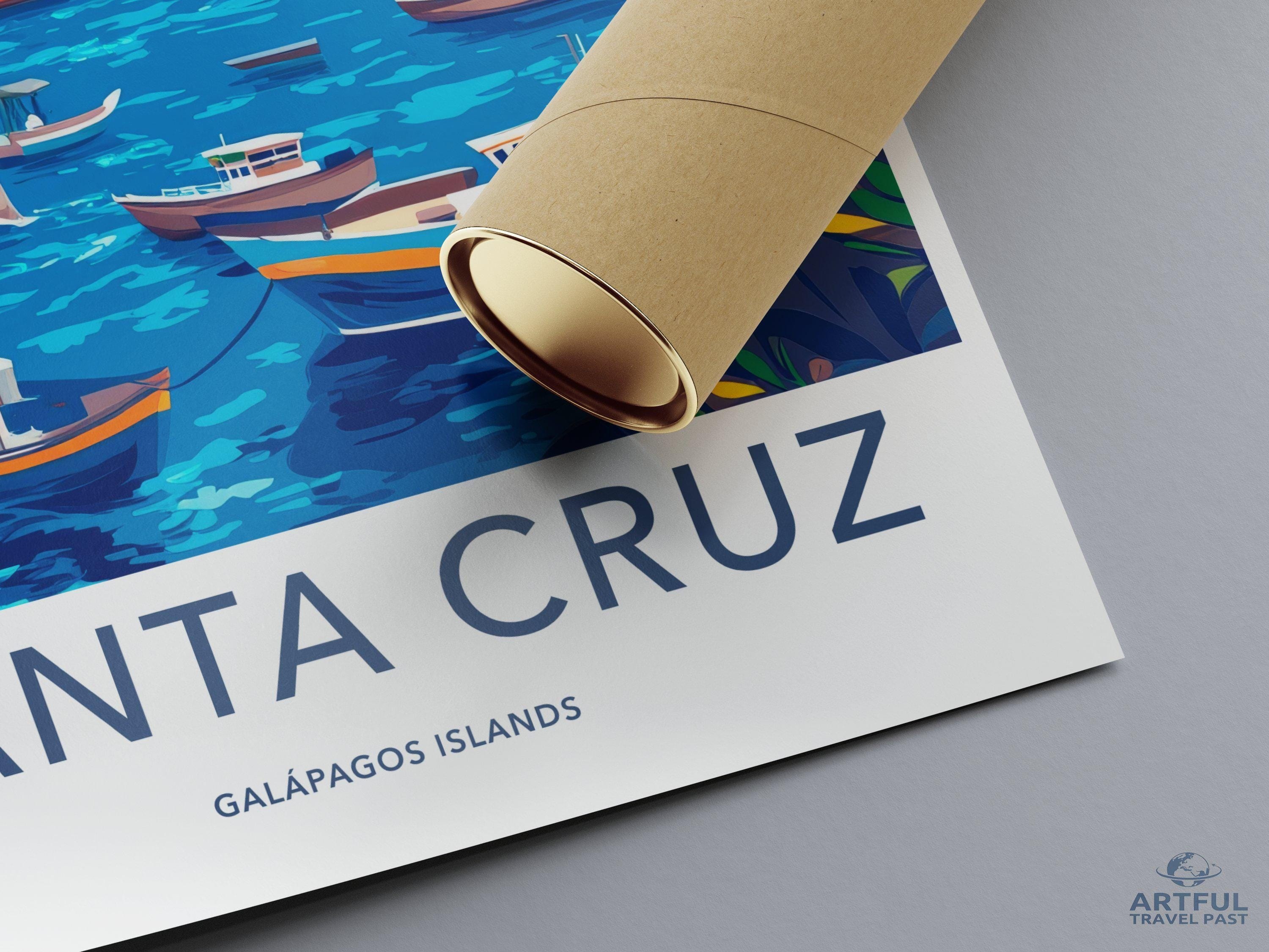 Santa Cruz Poster - Ecuador Wall Art