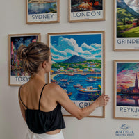 Santa Cruz Poster - Ecuador Wall Art