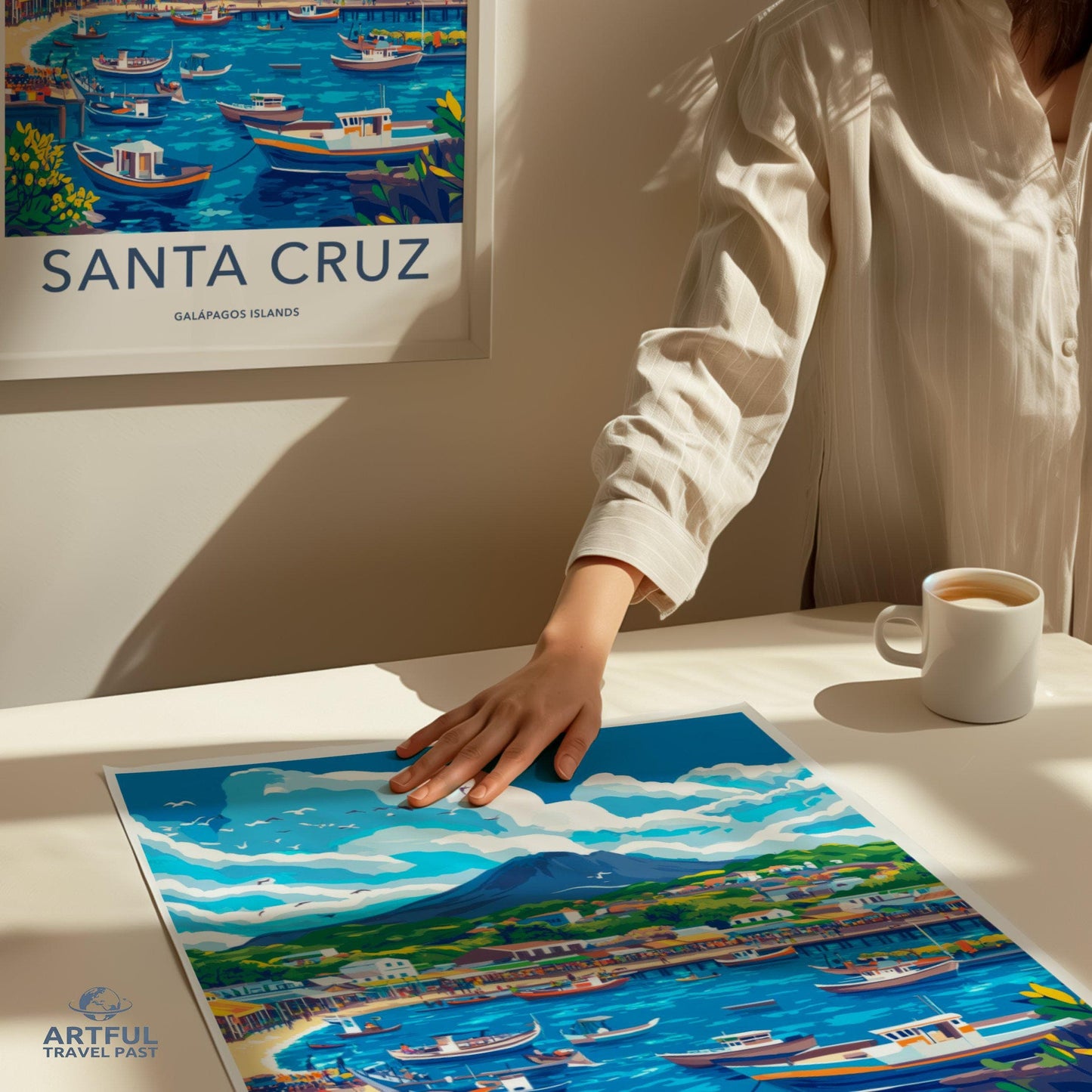Santa Cruz Poster - Ecuador Wall Art