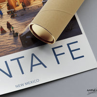 Santa Fe Poster - Mexico Wall Art