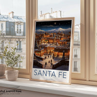 Santa Fe Poster - Mexico Wall Art