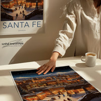 Santa Fe Poster - Mexico Wall Art