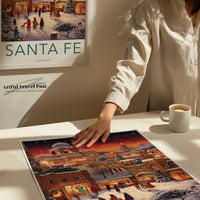 Santa Fe Poster - Mexico Wall Art