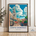 Santo Domingo Poster | Dominican Republic Art | Caribbean Decor