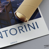 Santorini Poster | Greece Wall Art | Balkans Decor