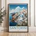 Santorini Poster | Greece Wall Art | Balkans Decor