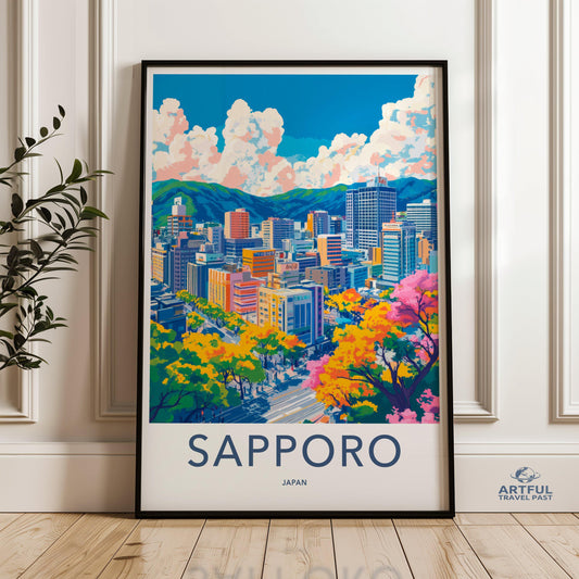 Sapporo Poster - Japan Wall Art