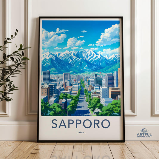 Sapporo Poster - Japan Wall Art