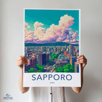 Sapporo Poster - Japan Wall Art