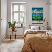 Sapporo Poster | Japan Wall Art | Asia Decor