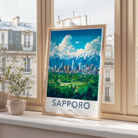 Sapporo Poster | Japan Wall Art | Asia Decor