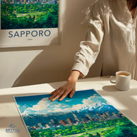 Sapporo Poster | Japan Wall Art | Asia Decor