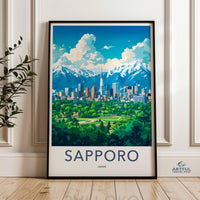 Sapporo Poster | Japan Wall Art | Asia Decor