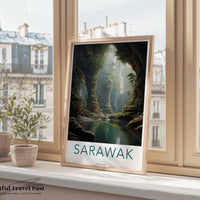 Sarawak Poster - Malaysia Wall Art