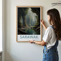 Sarawak Poster - Malaysia Wall Art