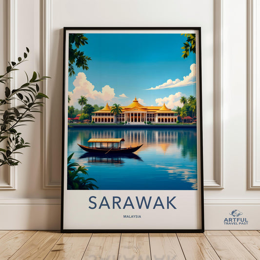 Sarawak Poster - Malaysia Wall Art