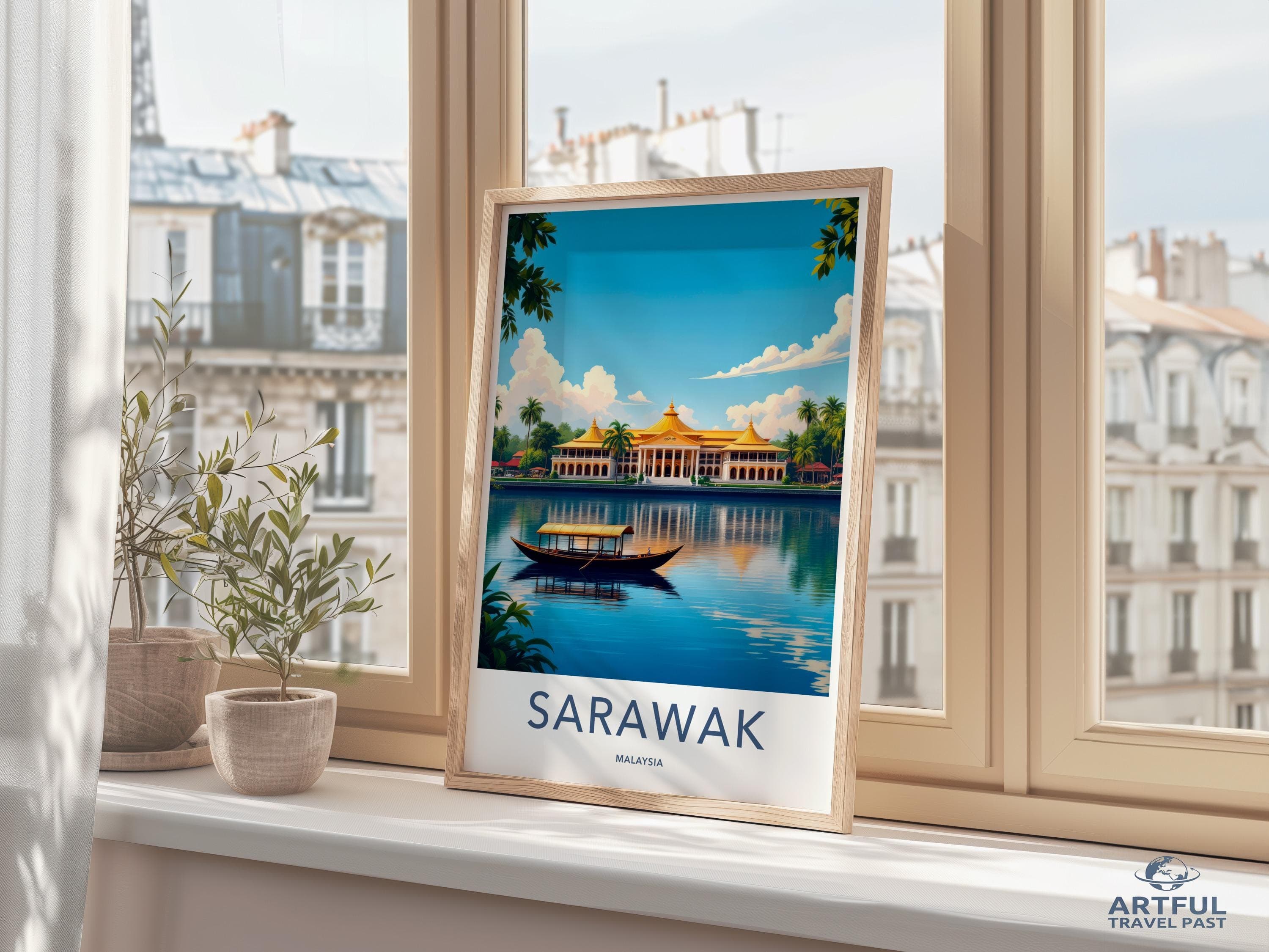 Sarawak Poster - Malaysia Wall Art