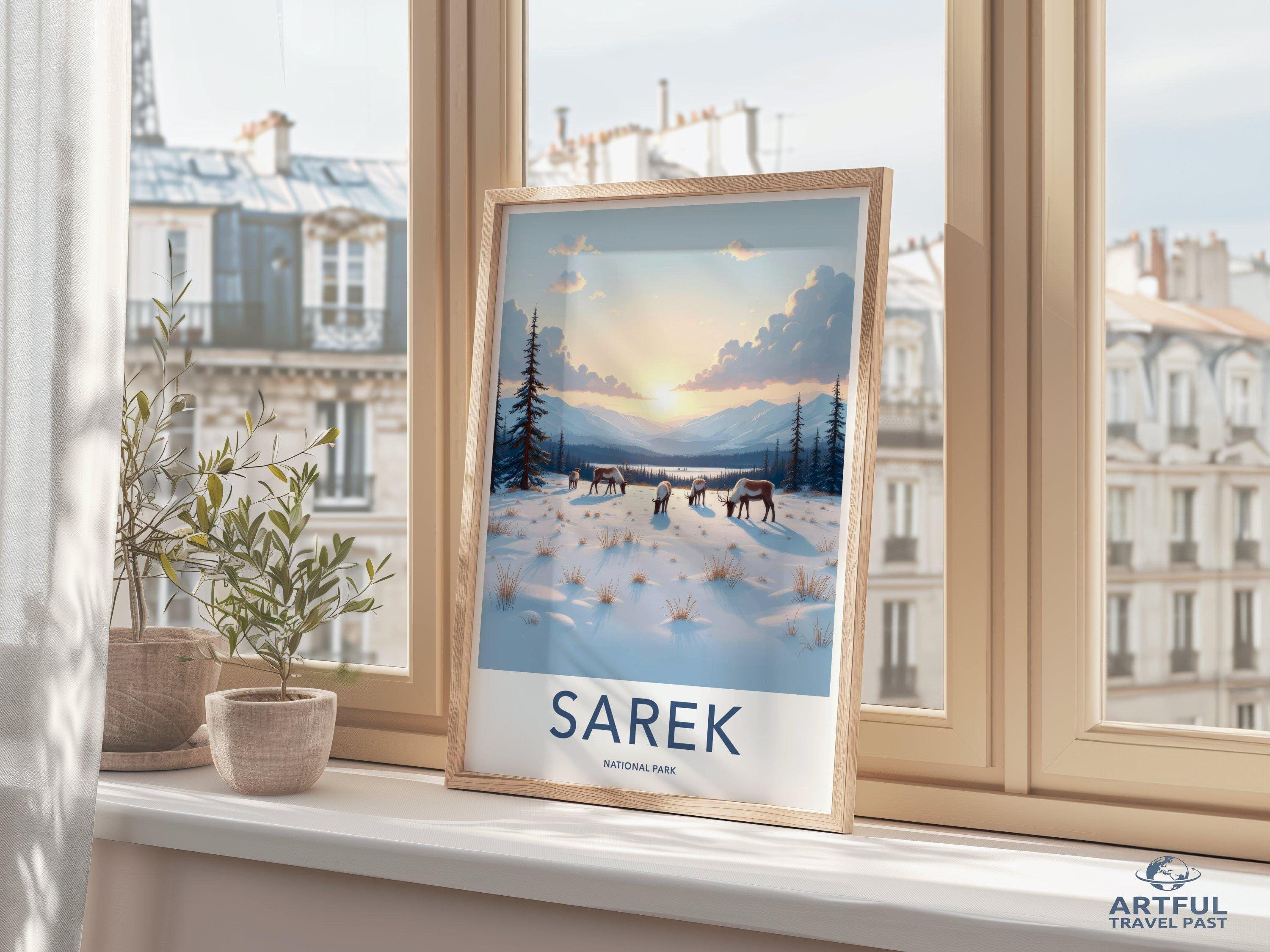 Sarek National Park Poster | Sweden Wall Art