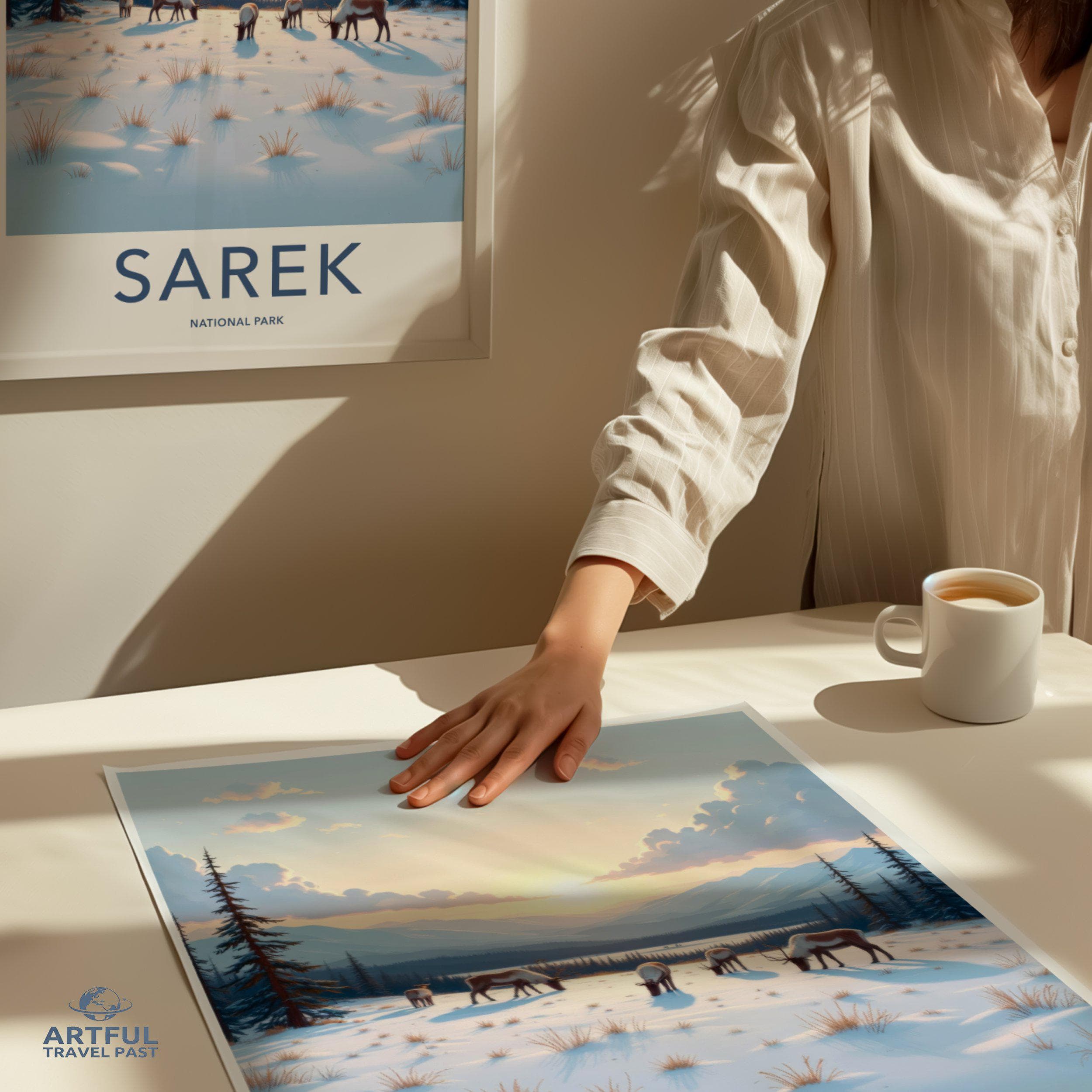 Sarek National Park Poster | Sweden Wall Art