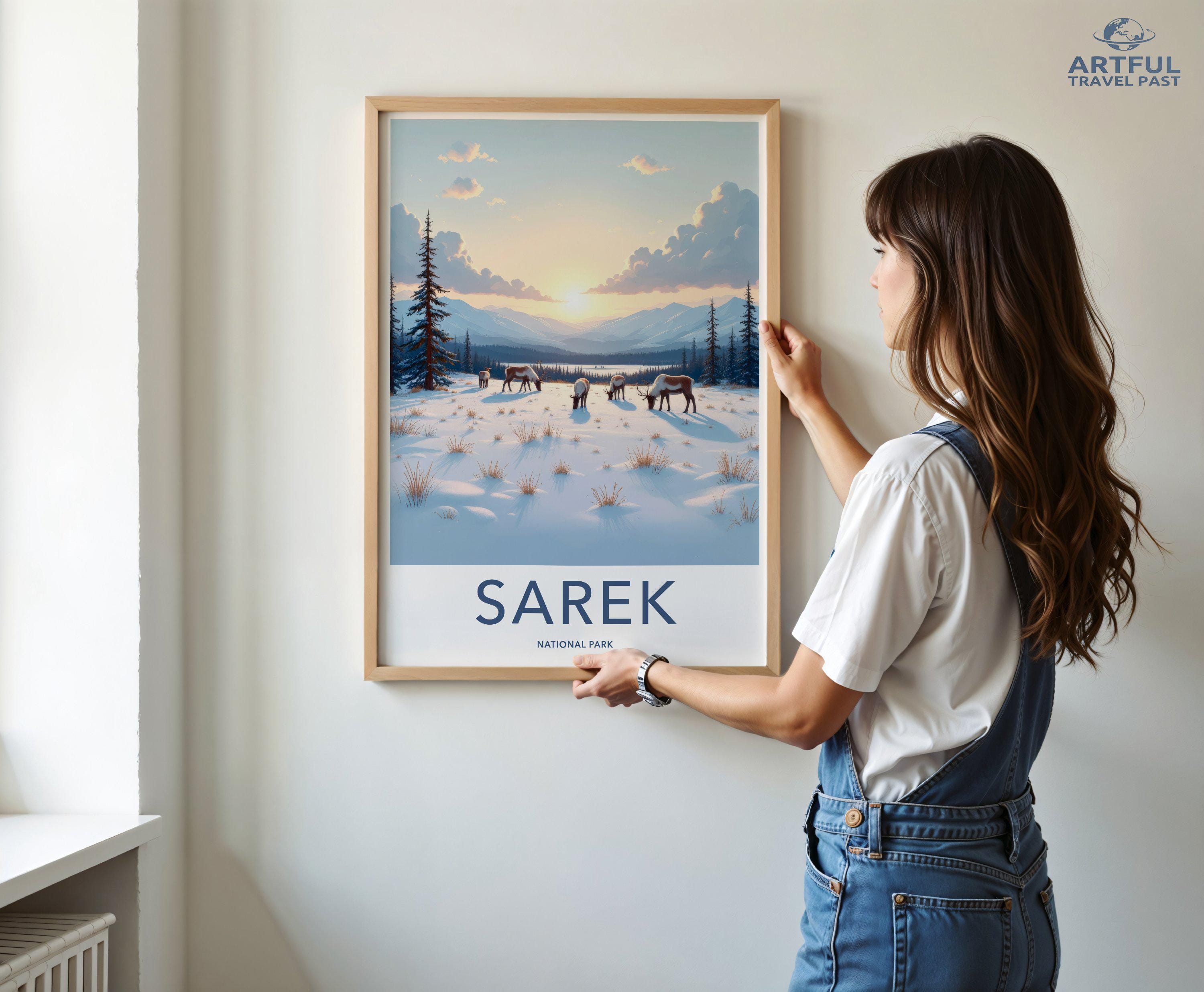 Sarek National Park Poster | Sweden Wall Art