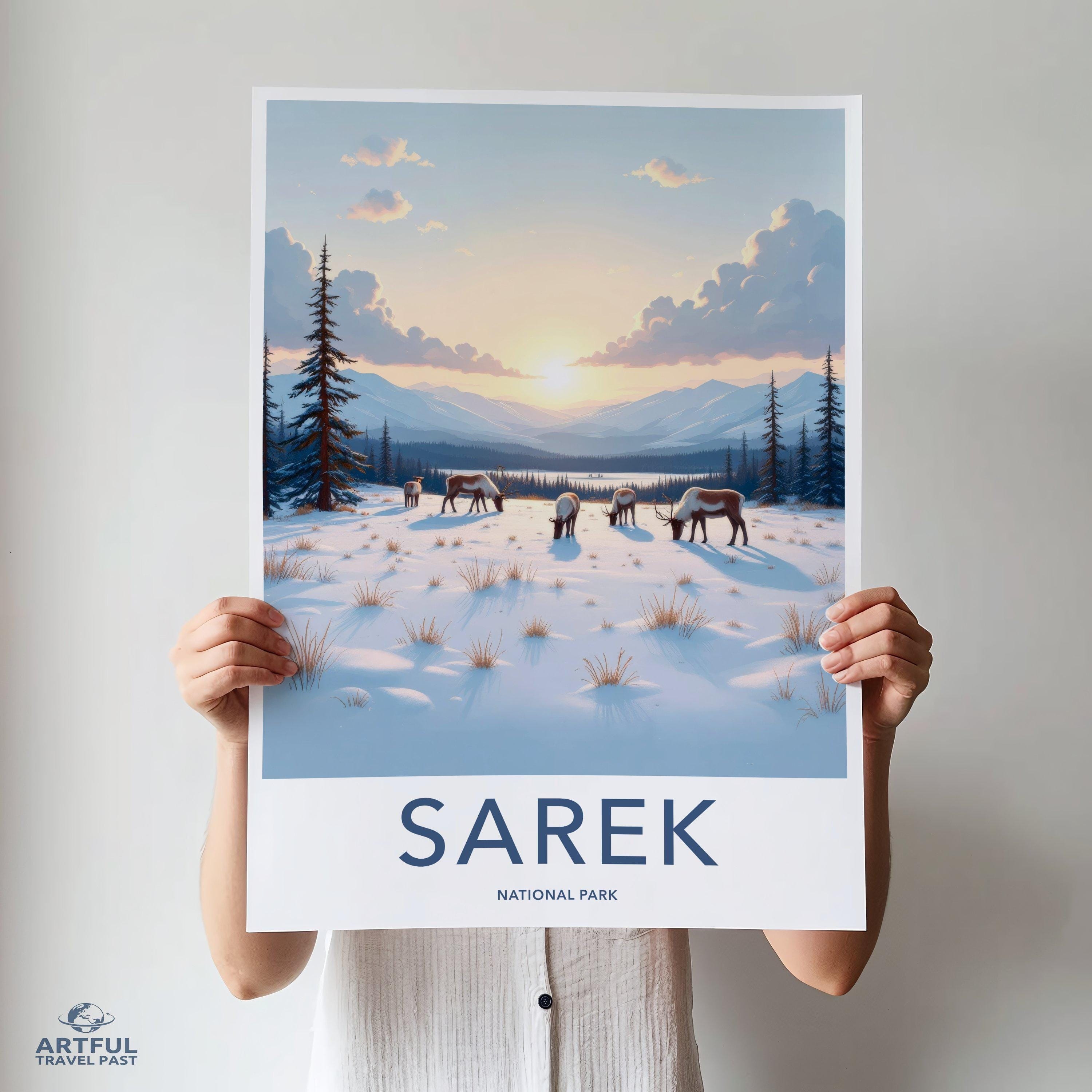 Sarek National Park Poster | Sweden Wall Art