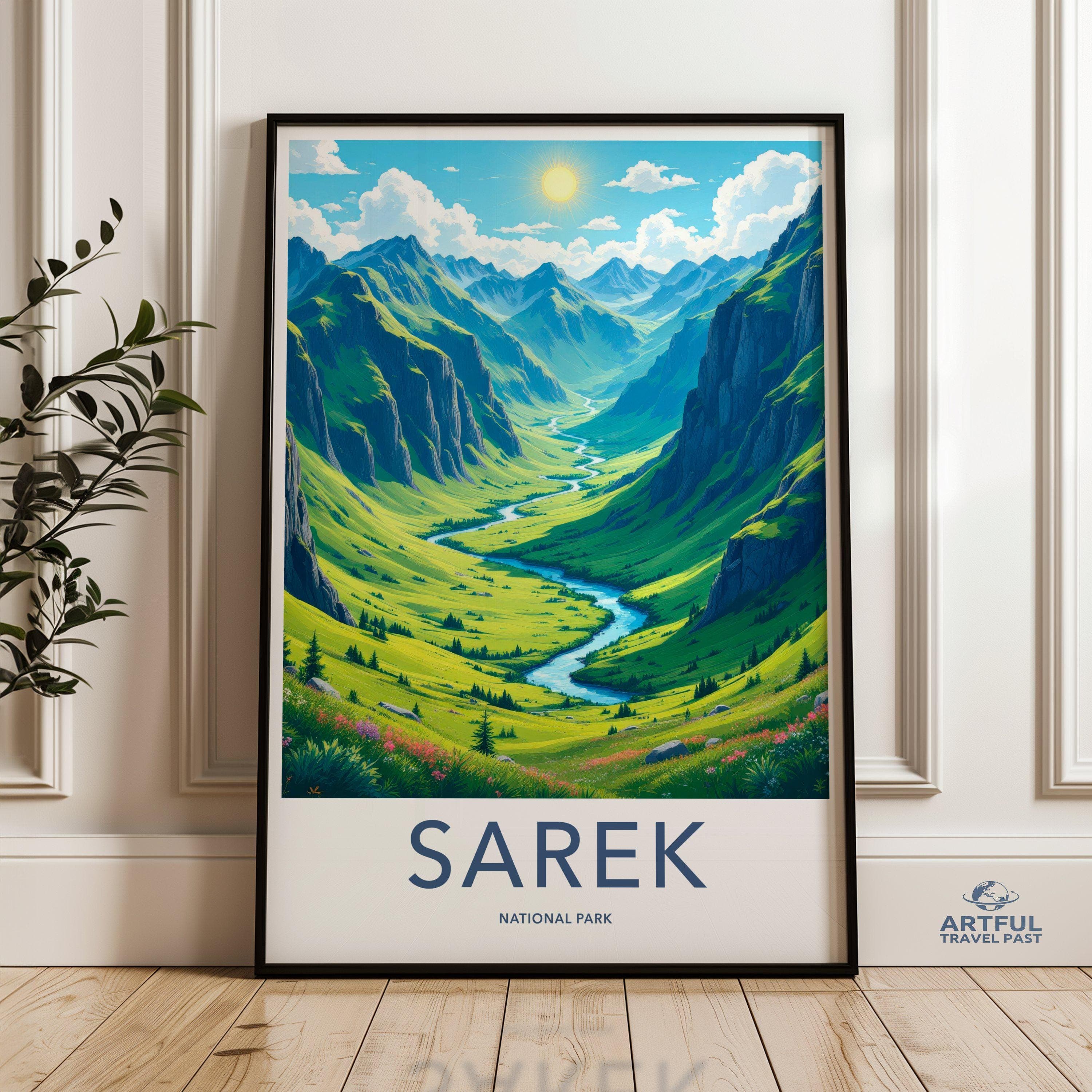 Sarek National Park Poster | Sweden Wall Art