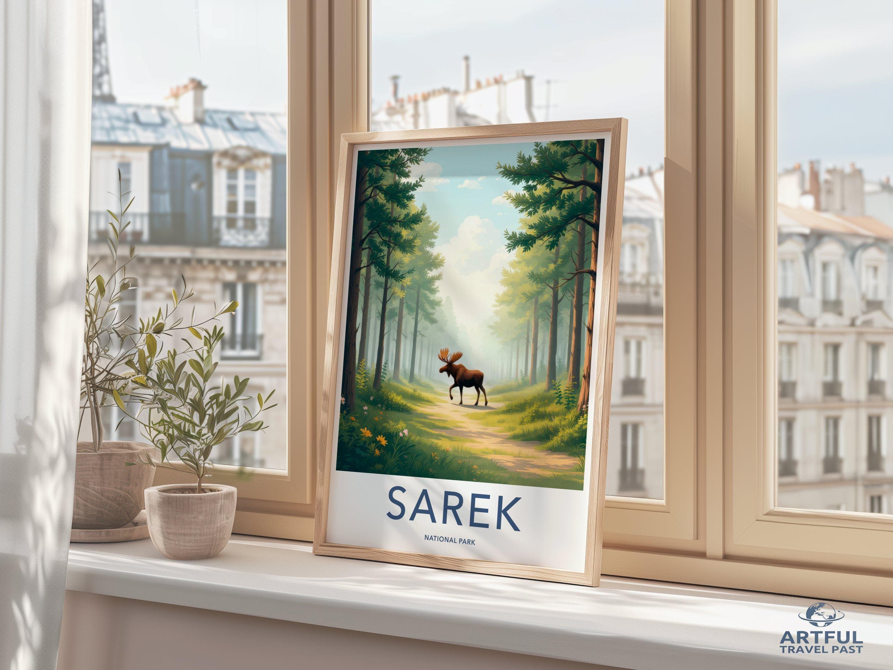 Sarek National Park Poster | Sweden Wall Art
