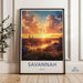 Savannah Poster - Georgia Wall Art
