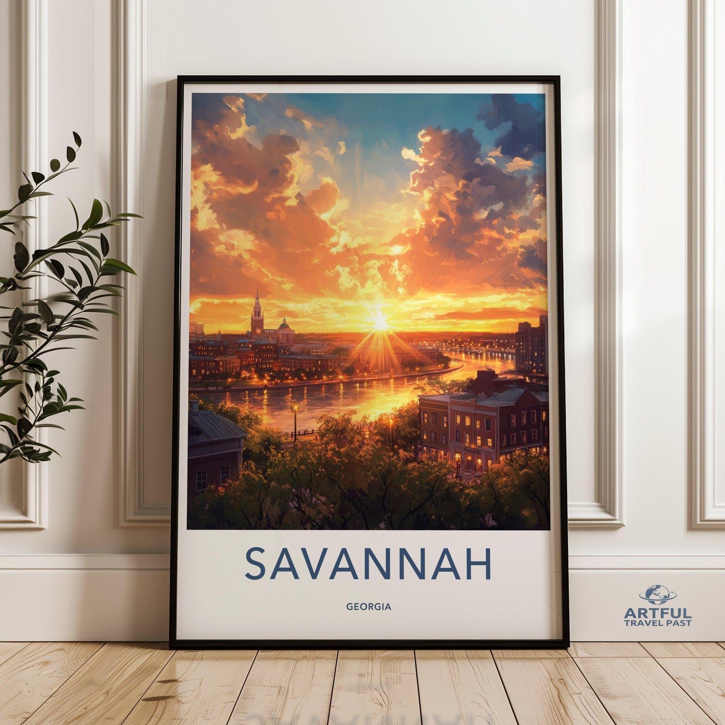 Savannah Poster - Georgia Wall Art