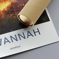 Savannah Poster - Georgia Wall Art