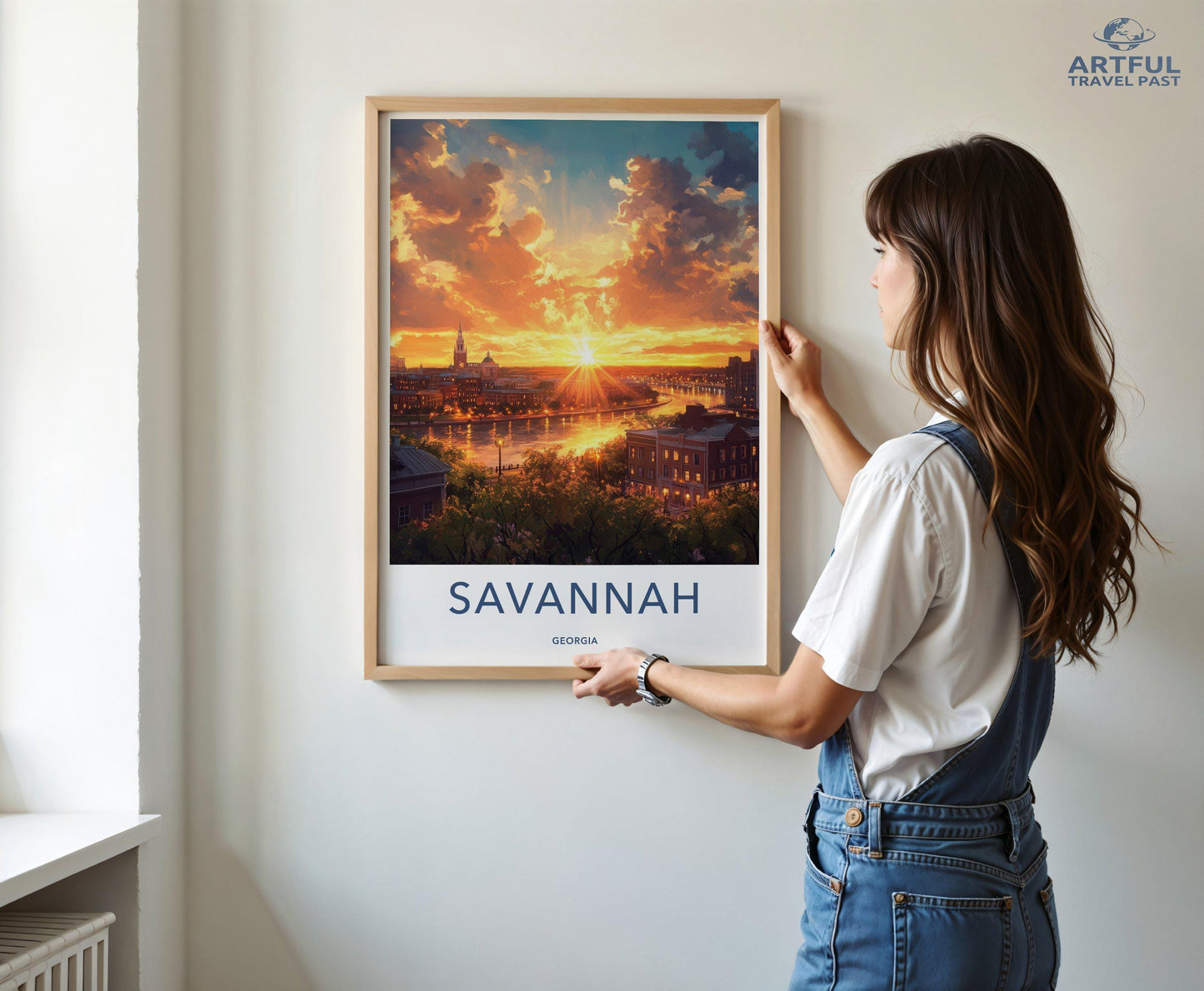 Savannah Poster - Georgia Wall Art