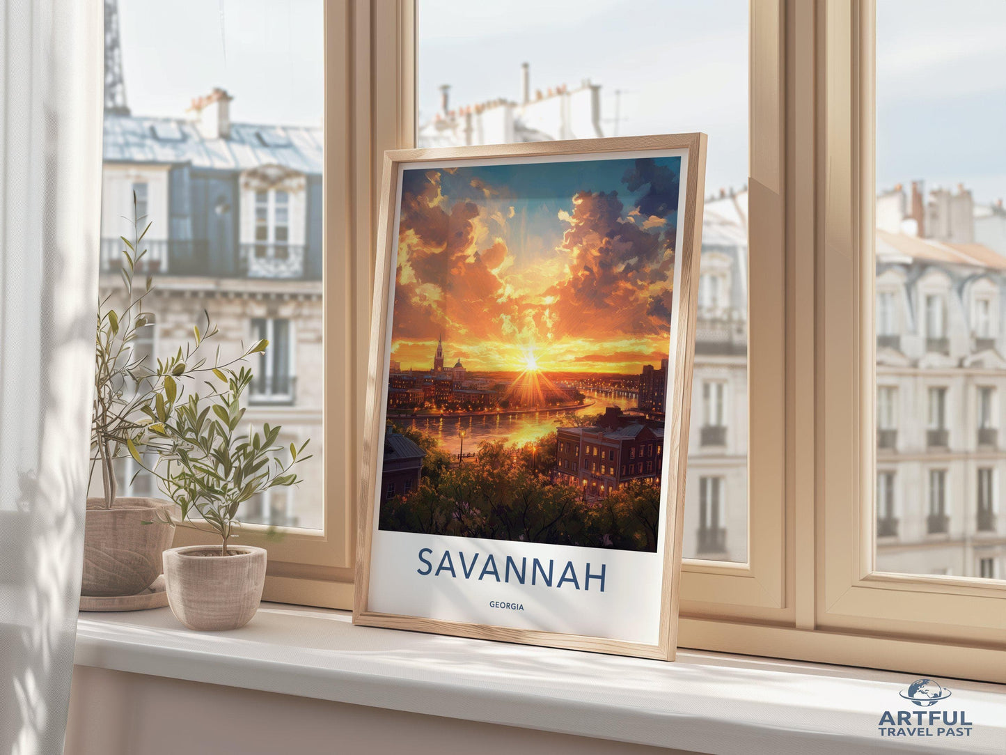 Savannah Poster - Georgia Wall Art