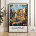 Savannah Poster - Georgia Wall Art