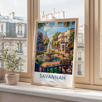 Savannah Poster - Georgia Wall Art