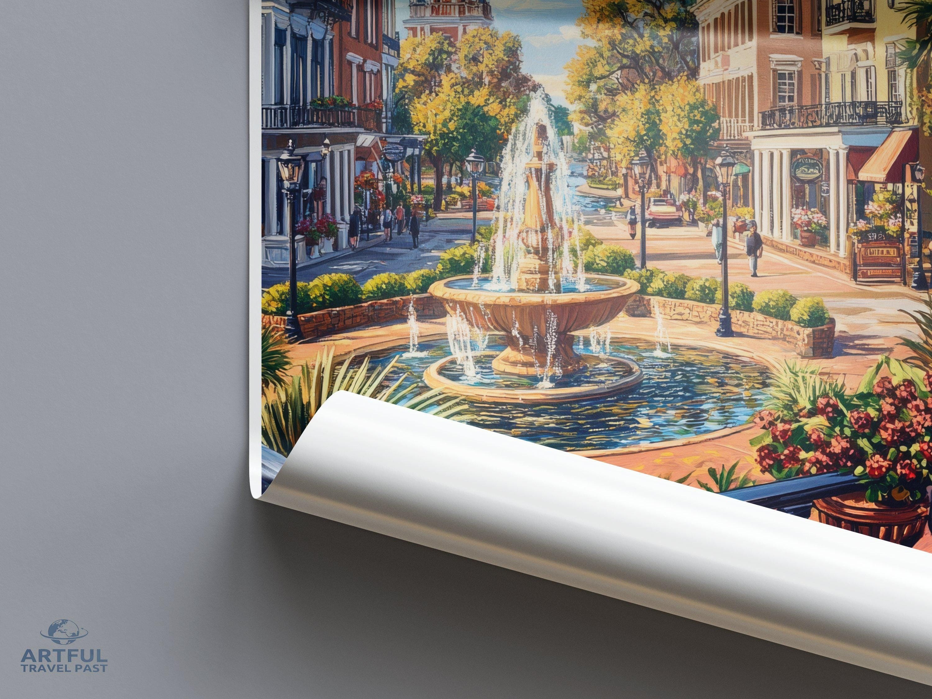 Savannah Poster - Georgia Wall Art