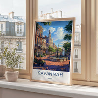 Savannah Poster - Georgia Wall Art